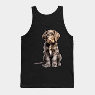 Puppy German Wirehaired Pointer Tank Top